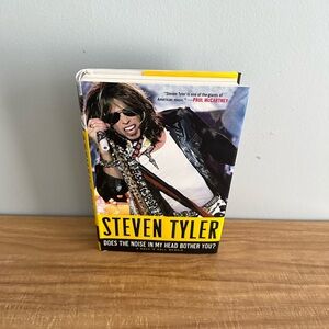 STEVEN TYLER - DOES THE NOISE IN MY HEAD BOTHER YOU? Hardcover Book